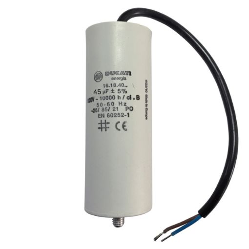 Slika KONDENZATOR SA KABLOM 45mf 475V DUCATI