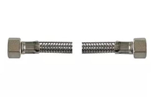 Slika DOVODNO CREVO ZA KAFE APARAT INOX D.8 3/8 FconX 3/8 Fcon 1500 mm D838FS38FS150